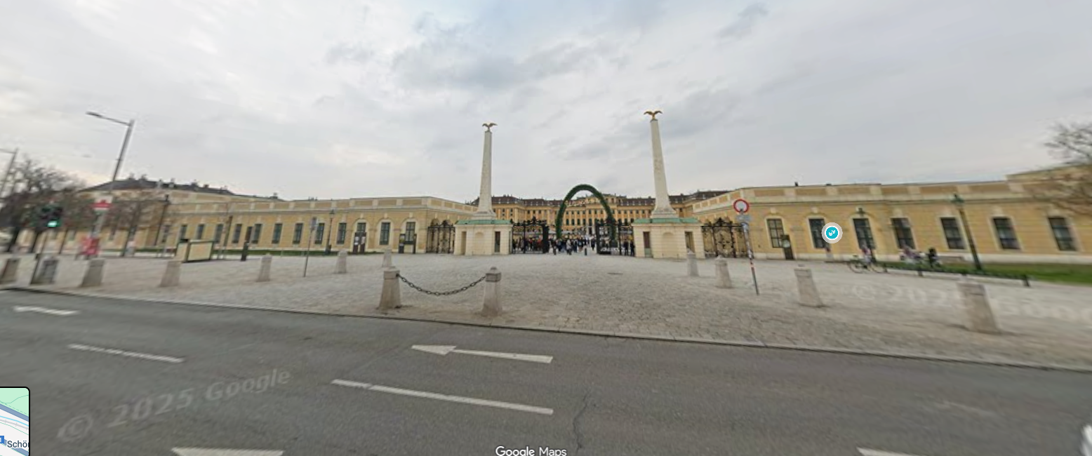 Schloss Schönbrunn Vorplatz Vorsicht Besitzstörung