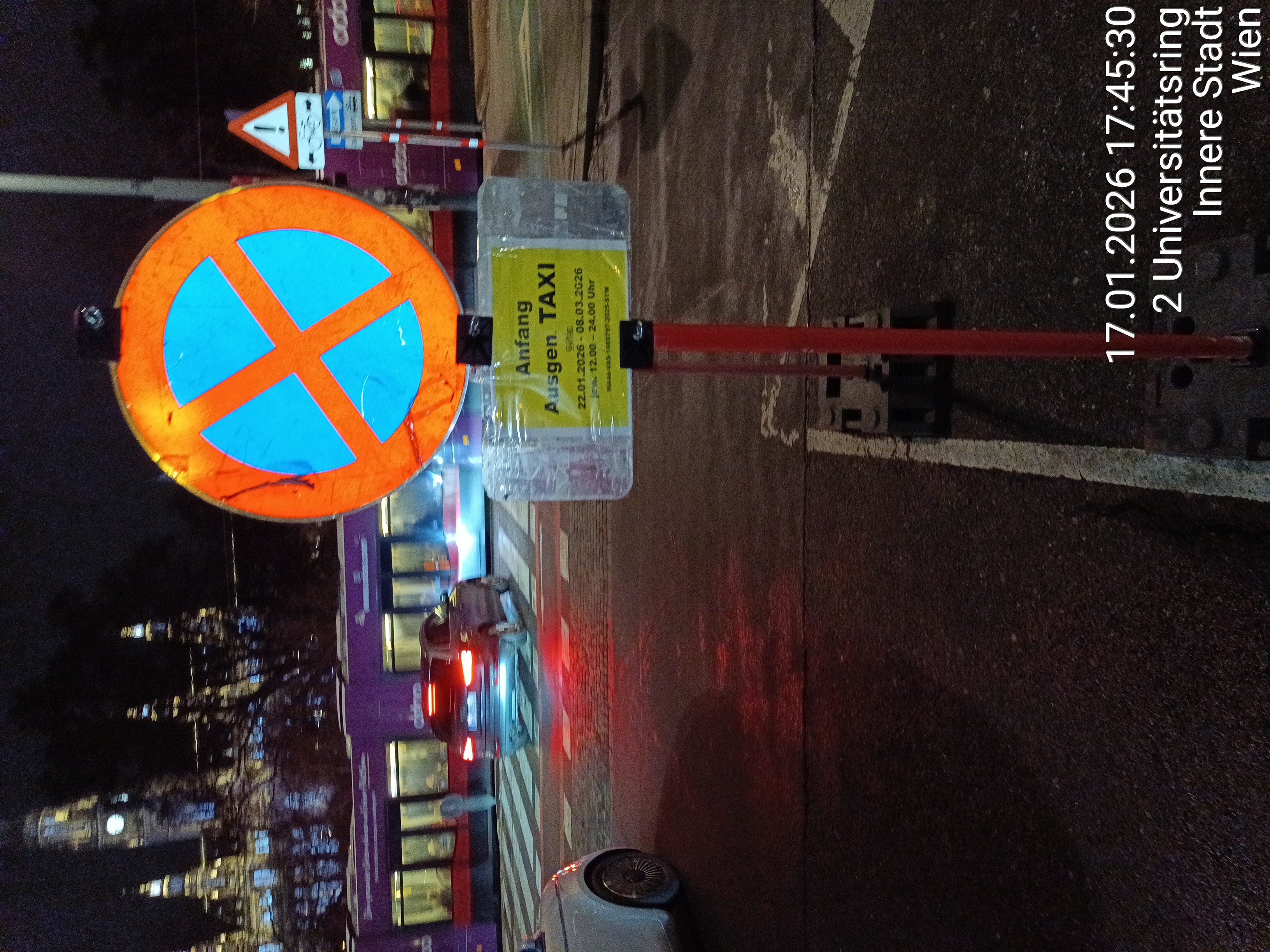 Taxistandplatz beim Eistraum vom 22.1.-8.3.2026