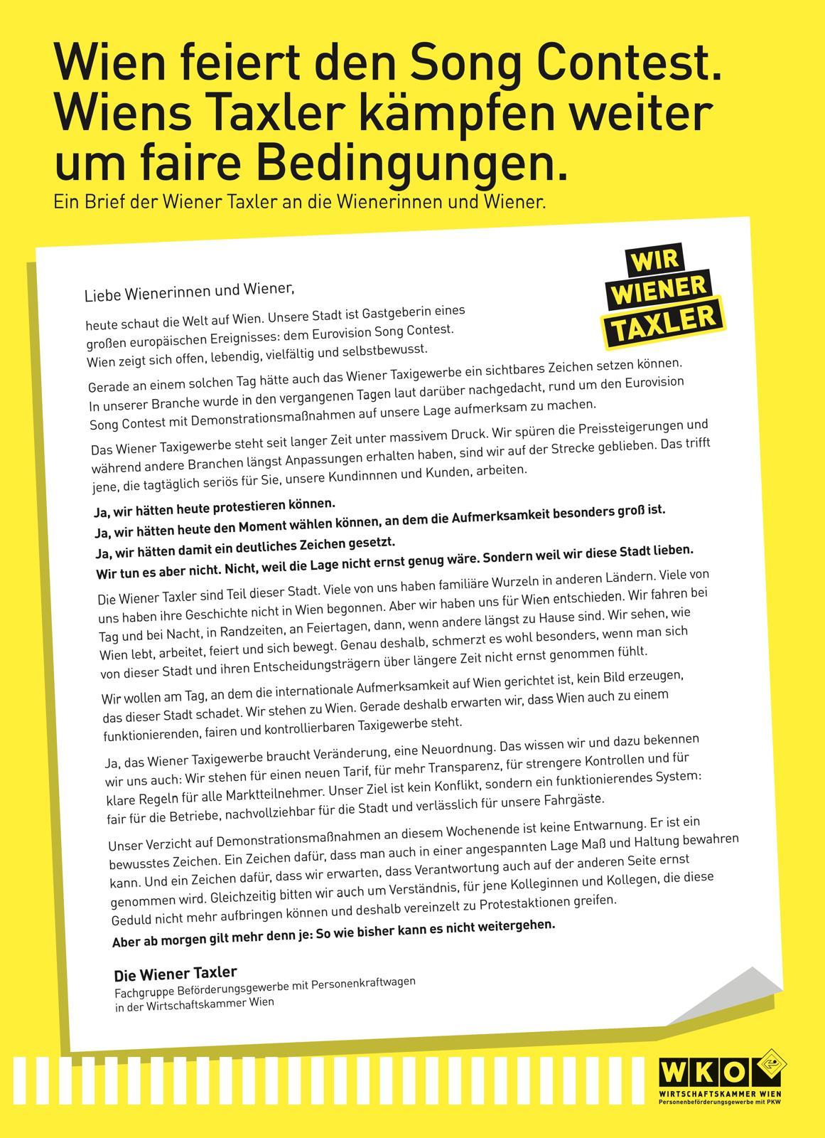 Ein Zeichen des Zusammenhaltes und um die schlafenden blinden Politiker wachzurütteln
