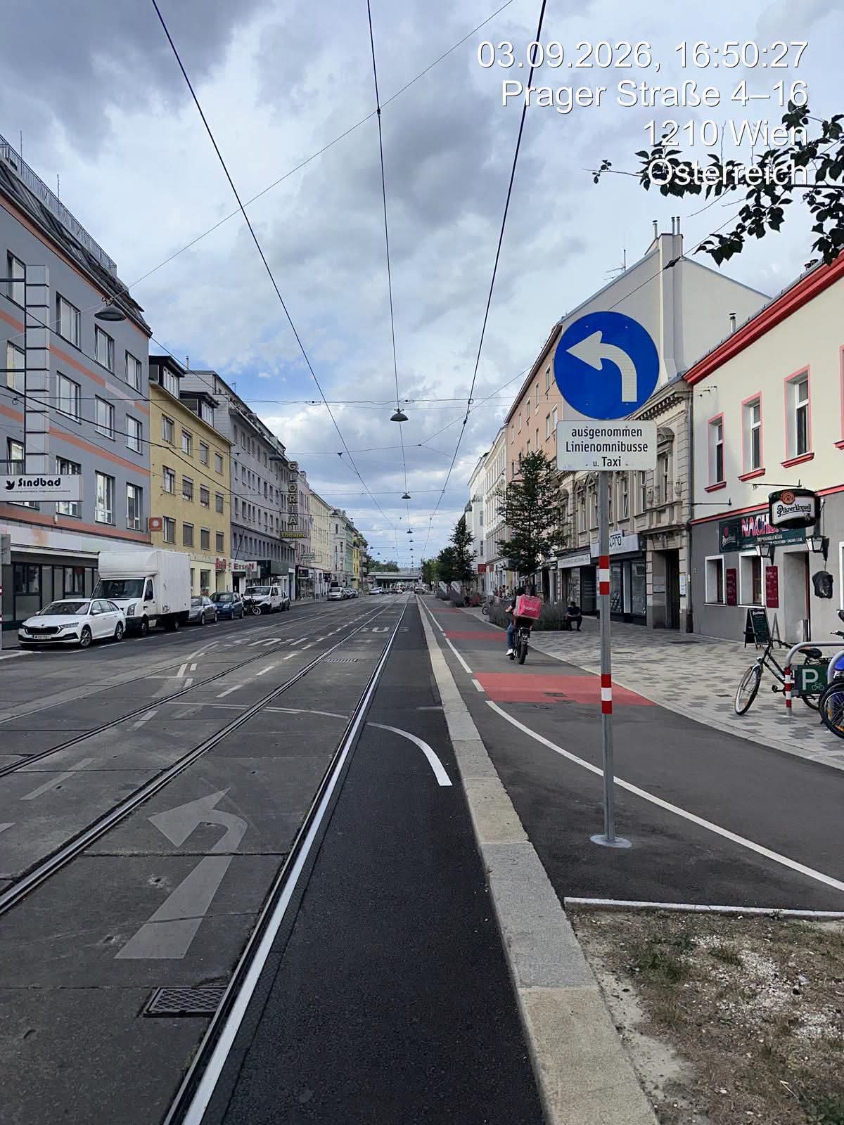 21.Pragerstrasse 2-26 endlich befahrbar für Taxi